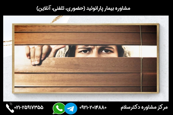 مشاوره بیمار پارانوئید با دکتر روانشناس متخصص اختلال شخصیت پارانوئید